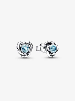 Pendientes de botón Círculo Eternity Marzo