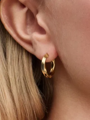 Pendientes de Aro Entrelazados