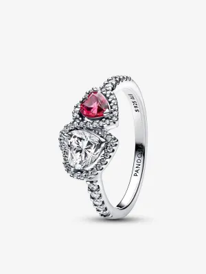 Conjunto de Regalo Halo Corazones con Anillo