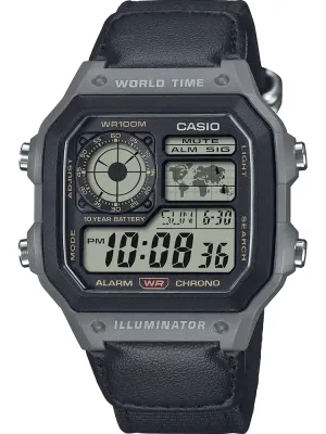 Casio Collection AE-1200WHUB-8AVEF World Time - Utility Color Watch