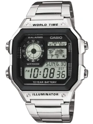 Casio Collection AE-1200WHD-1AVEF World Time Watch