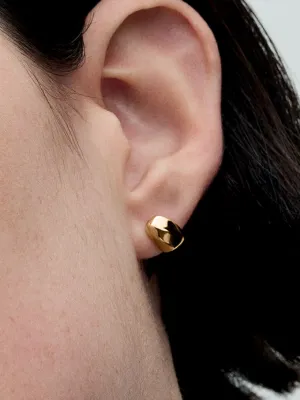 Pendientes de Botón Forma Orgánica