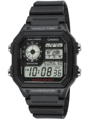 Casio Collection AE-1200WH-1AVEF World Time Watch