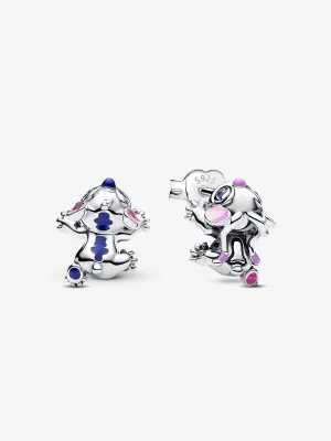 Pendientes de Botón Angel y Stitch de Disney
