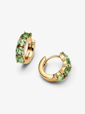 Pendientes de Aro Verdes