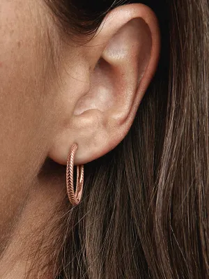 Pendientes de Aro Pandora Moments para Charm