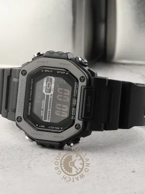 Casio Collection MWD-110HB-1BVEF Metal Covered Square Digital Watch
