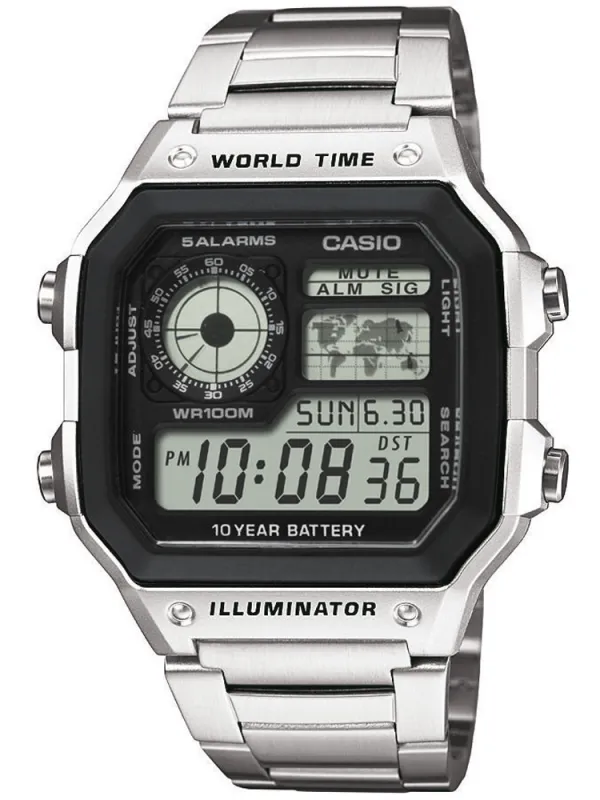Producto Casio Collection AE-1200WHD-1AVEF World Time Watch Imagen