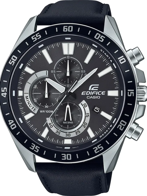 Product Casio Edifice Classic  EFV-620L-1AVUEF Big Face Chrono Watch Image