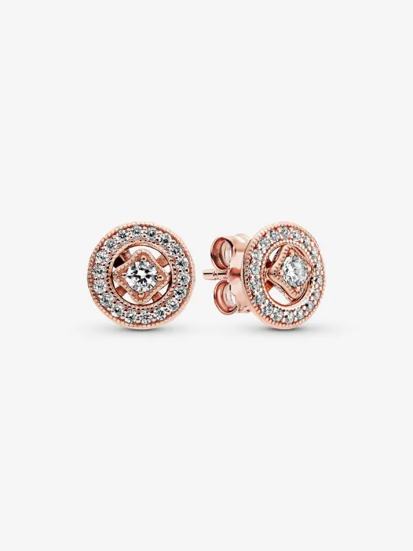 Producto Pendientes de Botón Círculo Vintage con doble opción Imagen