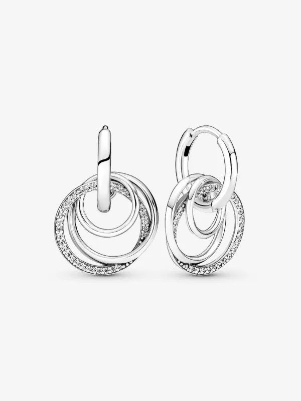 Product Pendientes de Aro Círculo Familiar Siempre Image
