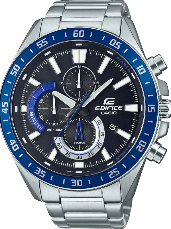 Product Casio Edifice Classic  EFV-620D-1A2VUEF Big Face Chrono Watch Image